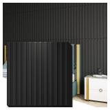 $68 NEW Art3d Slat Wall Panel, 3D Fluted Textured