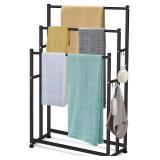 New $60 NEW 47.6 Inch Tall Free Standing Towel...