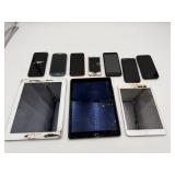 10pcs Phones & iPads Lot (For Parts)