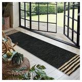 SEALED $99 ( 2'6'x14' ft) GRUHUM Jute Runner Rug