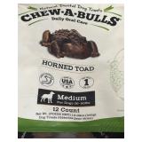 12 Count Medium Chew A Bulls Horned Toad