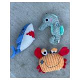 3 Piece Med Plush Toys