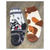 2 Pairs Cute Animal Socks