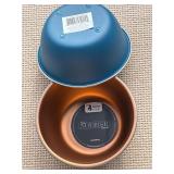 2 x 15 Oz Stainless Steel Pet Bowls