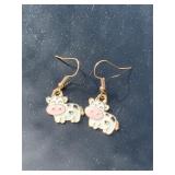 Pair Funny Cow Earrings