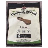 6 Count Large Chew A Bulls Brush