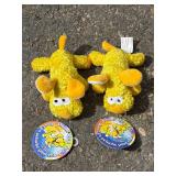 2 Piece 6ï¿½ Plush Dog Toy