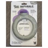Silver Paw XL Diamond Ring Rubber Chew