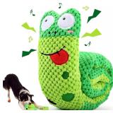Plush Dog Puzzle Snuffle Foraging Toy Medium