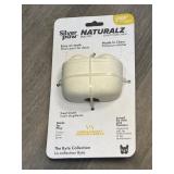 Large Silver Paw Ear Bud Rubber Chew