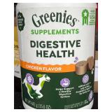 80 Tabs Greenies Digestive Health Supplement