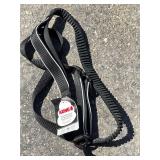 6ft Kong Shock Absorbing Hands Free Leash Black