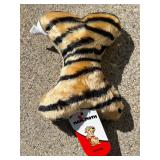 2 x Leopard Print Plush Toys Medium
