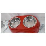 Elevated Pet Bowl , Double Diner .