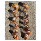 2 x 12ï¿½ Steer Braided Chew Sticks