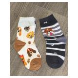 2 Pairs Cute Animal Socks