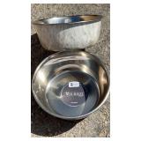32 oz Marble Print Stainless Steel Pet Bowl