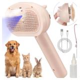 $20 Pet Steam Hair Comb Brush For Shedding