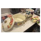 Vintage Fruit Themed Kitchenware