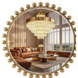 NEW $190 (30Inch) Round Wall Mirror