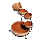 New $198 KoolScapes 18-in H Clay Solar...