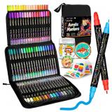 $53 Betem Acrylic Paint Markers Pens 72 Set