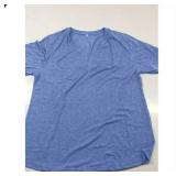 NEW (L) Blue Women's Basic Top T-Shirt