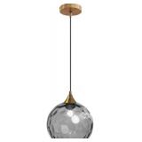 NEW $76 Vintage Modern Glass Pendant Lamp