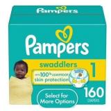 SEALED $54 Pampers Swaddlers Baby Diapers...