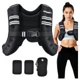 New $70 NEW PACEARTH Weighted Vest, 20lb Weight...