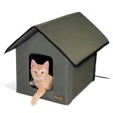 $179 K&H Heated Kitty House Single Cottage