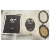 (8x10)Beveled Mats & Glass & 2Small Picture Frames