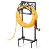 NEW $56 43' Garden Water Hose Stand w/Basket