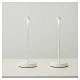 SEALED $82 2PK Cordless LED Lamps, Rechargeable