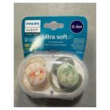 NEW 2pcs Ultra Soft Pacifier 0-6M