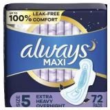 New SEALED Always Maxi Extra Heavy Overnight...