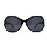 NEW Women's Black Anti-Glare Oval Sunglasses