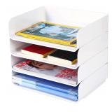 $40 4 Tiers Stackable Desk Organizer,Letter