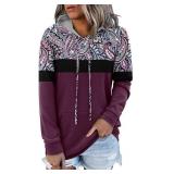 NEW $38 (2xl) Women's Long Sleeve Pullover Hoodie