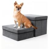 New $87 Foldable Dog Stairs/Steps 2-Tier...