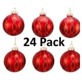 NEW 24PK Christmas Ornaments