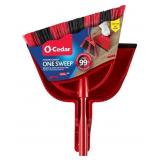 New O-Cedar One Sweep Broom with Step-On...
