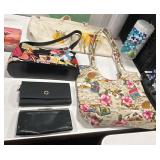 10 Assorted Bags, Purses and Wallets