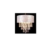$180 Drum Capiz Shell Chandelier 4-Light 17.7ï¿½