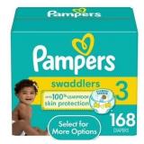 SEALED  $77 (size 3) Pampers Swaddlers Baby...