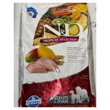 $70 22 lb N&D Tropical Selection DogFood
