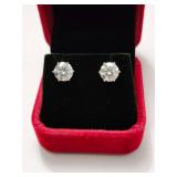 $1,975 App 4.00ct Moissanite Earrings