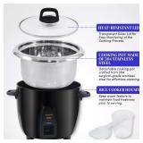 Used $75 Elite Gourmet 10-Cup Rice Cooker