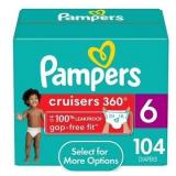 SEALED $77 (size 6) Pampers Cruisers 360...