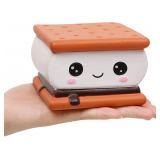 NEW Slow Rising Smores Cake Foam Squishy Toy
